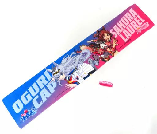 雑貨 サクラローレル＆オグリキャップ|ロゴ マフラータオル＆ラバーバンド ウマ娘 プリティーダービー スターブロッサム|ウマ娘 シンデレラグレイ コミックス第1巻 プレゼントキャンペーン 当選品