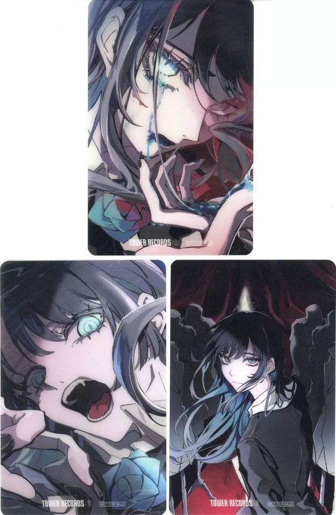 中古】キャラカード Ado クリアトレカ3枚セット 「CD Adoの