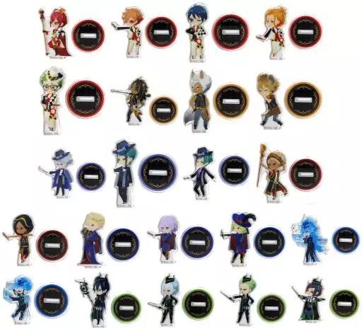 アクリルスタンド アクリルパネル 全22種セット ディズニー ツイステッドワンダーランド ミニアクリルスタンドコレクション vol.6 寮服ver.