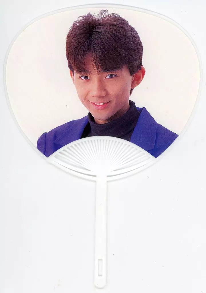 中古】うちわ・扇子 内海光司(光GENJI)/衣装：青ジャケット ミニうちわ