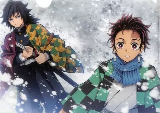 鬼滅の刃 竈門炭治郎 クリアファイル 冨岡義勇 A4クリアファイル