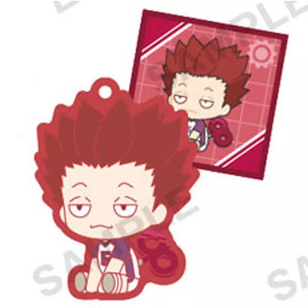 中古】キーホルダー 天童覚 「ハイキュー!! ぺたっとねじまきらばーき