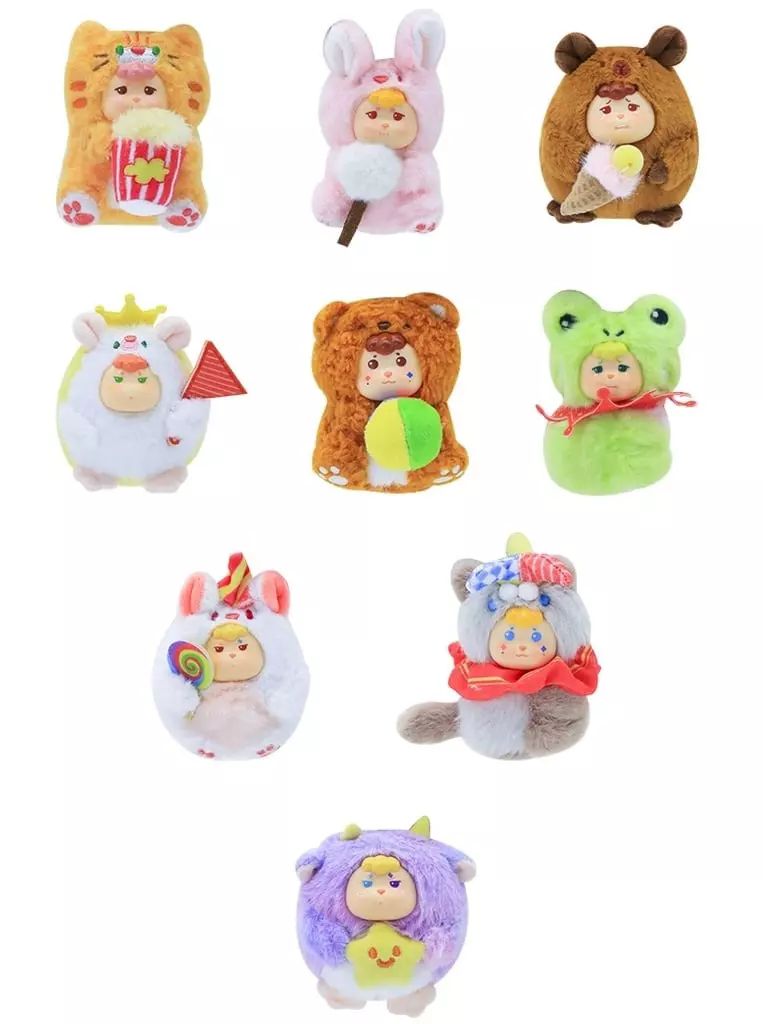 キーホルダー 全9種セット カーニバルサーカスシリーズ トレーディングプラッシュ