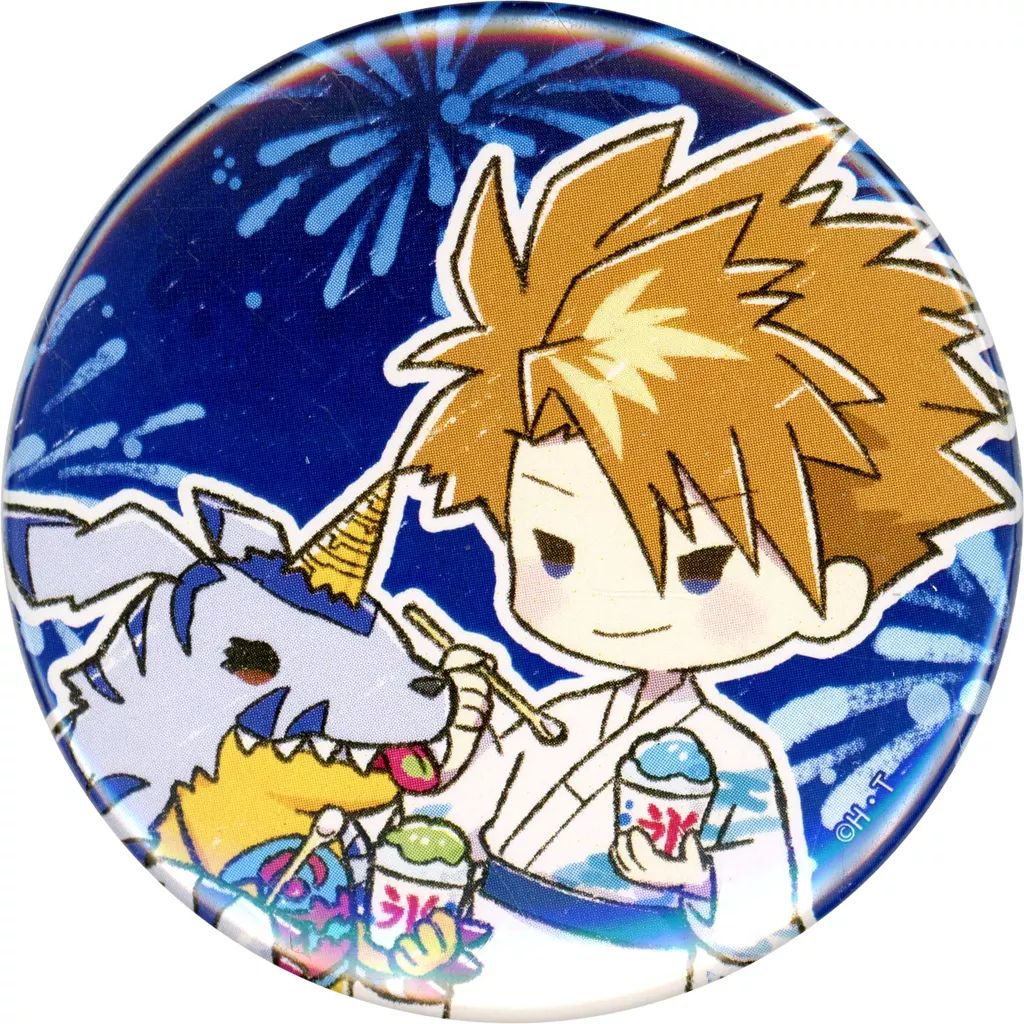 中古】バッジ・ピンズ 石田ヤマト＆ガブモン 「デジモンアドベンチャー