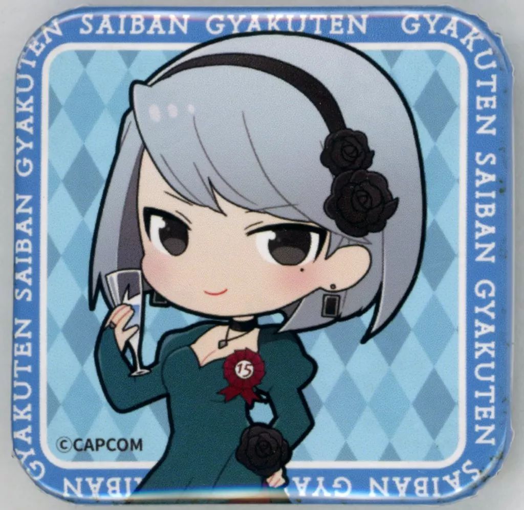 バッジ ビンズ 狩魔冥 逆転裁判画廊 トレーディング缶バッジ