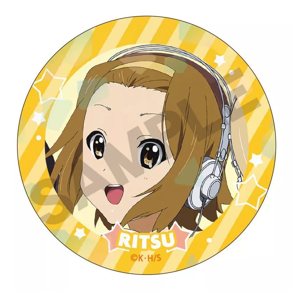 中古】バッジ・ビンズ 田井中律(ヘッドホン有り) 「けいおん