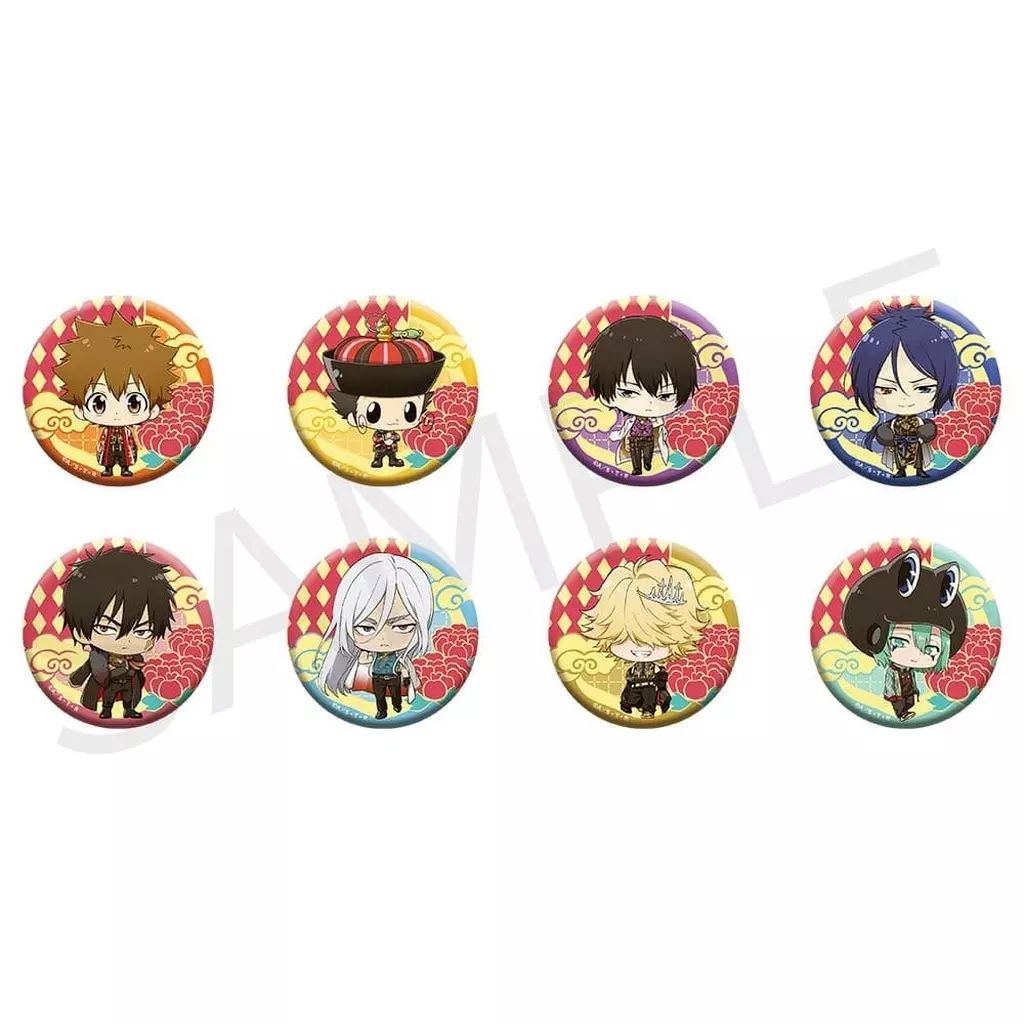 中古】バッジ・ビンズ 全8種セット 「家庭教師ヒットマンREBORN