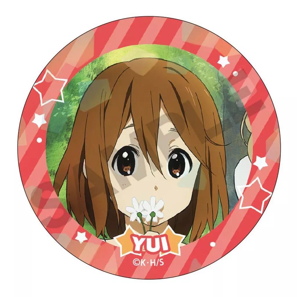 中古】バッジ・ビンズ 平沢唯(ヘッドホン無し) 「けいおん