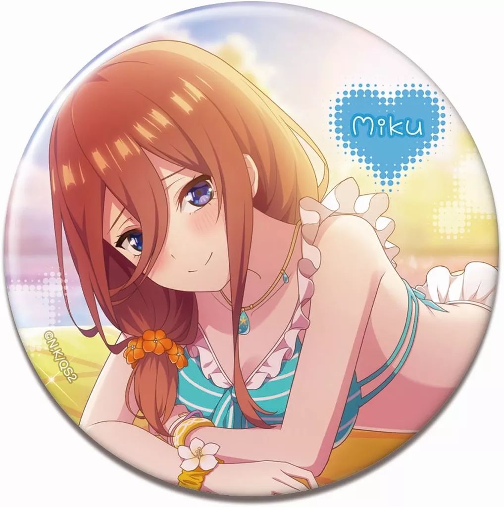 中古】バッジ・ビンズ 中野三玖A 「五等分の花嫁＊ トレーディング缶