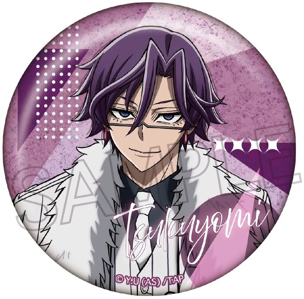 中古】バッジ・ビンズ 桃華月詠 「桃源暗鬼 グリッター缶バッジVol.2