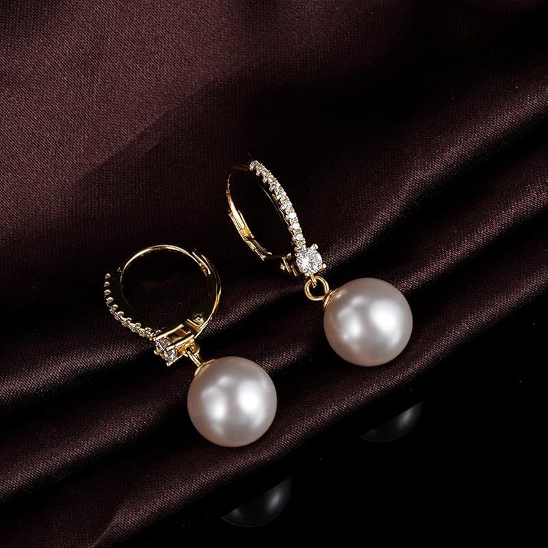 新品】 SW.JEWEL パール 採用 パールダングル ピアス 925スターリング 