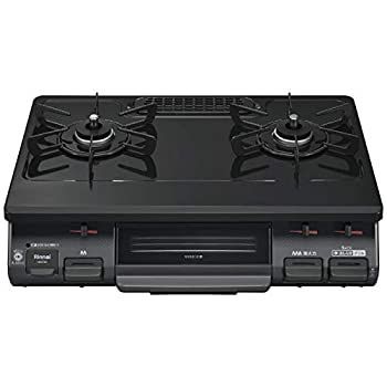 【中古】 リンナイ 【プロパンガス用】ガステーブル (右強火力) ブラックトーン ブラック RTE597BKR-LPG 中古】 リンナイ 【プロパンガス用】ガステーブル (右強火力) ブラック