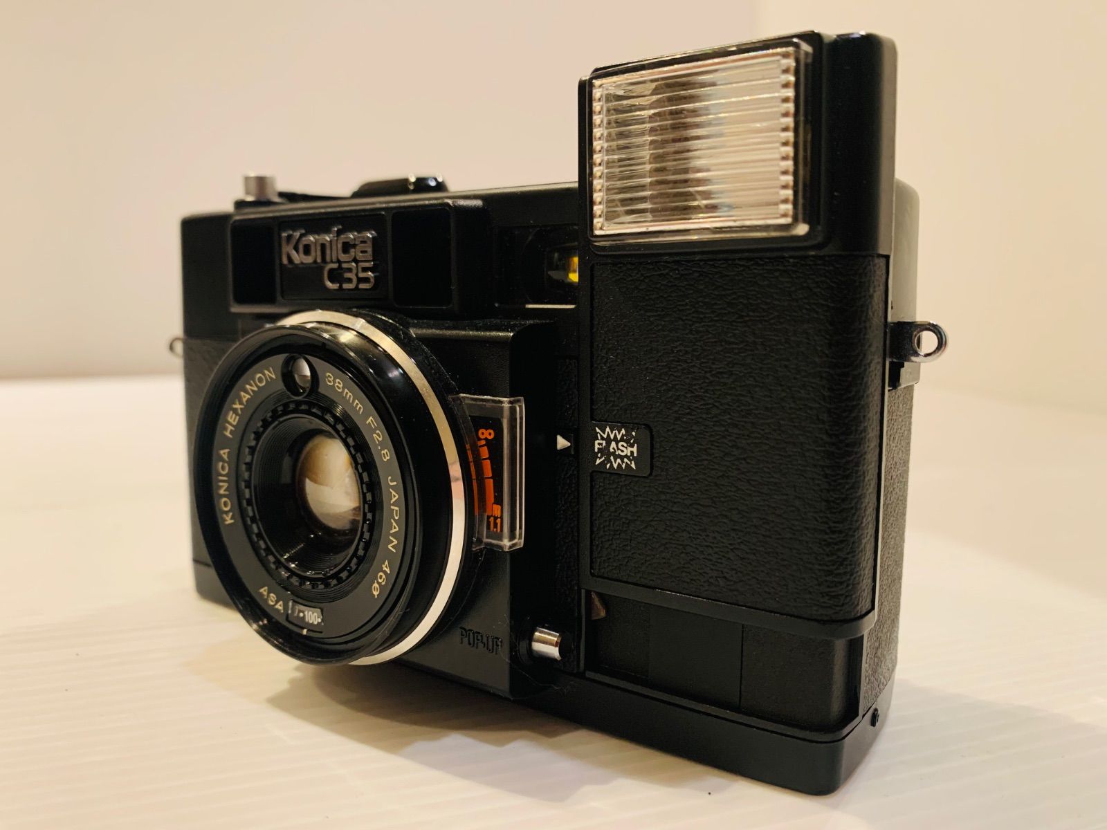 完動品】フィルムカメラ Konica C35 AF【ジャスピンコニカ】 - メルカリ