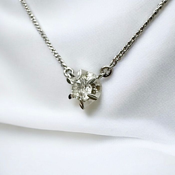 Pt900/pt850 ダイヤモンドネックレス 0.19カラット Pt900 Pt850 ダイヤモンド0.31ct ネックレス - メルカリ