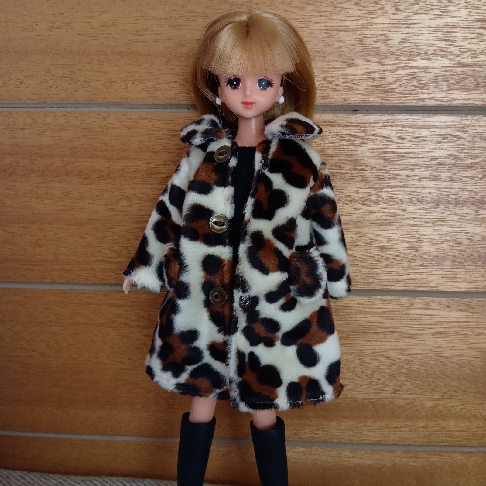 No.453 ジェニーちゃんのコート（レオパード柄） - メルカリ