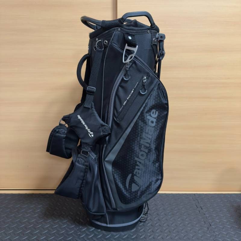 TaylorMade テーラーメイド キャディバッグ スタンド 軽量 ブラック