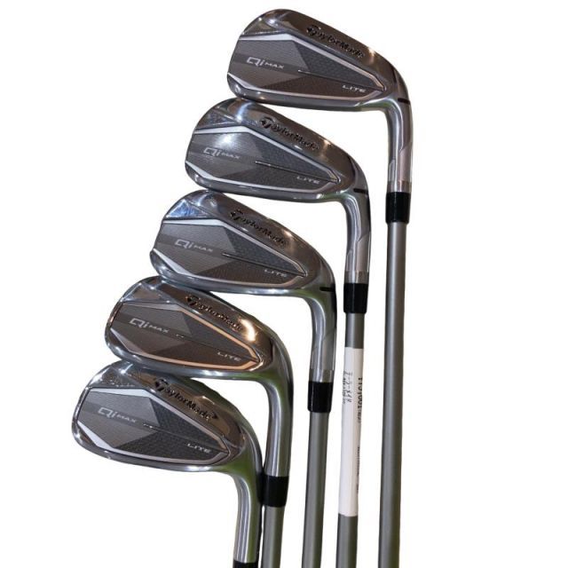 中古】 テーラーメイド Qi MAX LITE 5S アイアンセット IR AIR SPEEDER