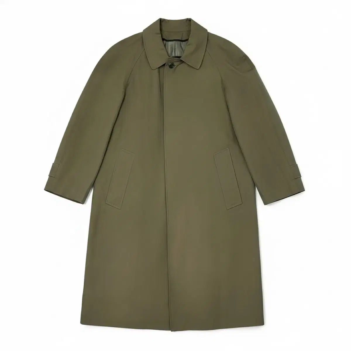 DAKS カーキ色 メンズ トレンチコート - メルカリ