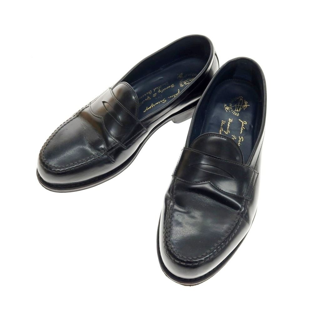 【中古】ジャランスリウァヤ JALAN SRIWIJAYA コインローファー ブラック【サイズ6】【メンズ】