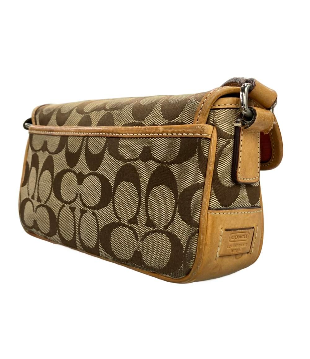 【美品】COACH コーチ シグネチャー ショルダーバッグ 肩掛け 希少 楽天市場】コーチ シグネチャー（素材（生地・毛糸）本革・斜め掛/肩掛