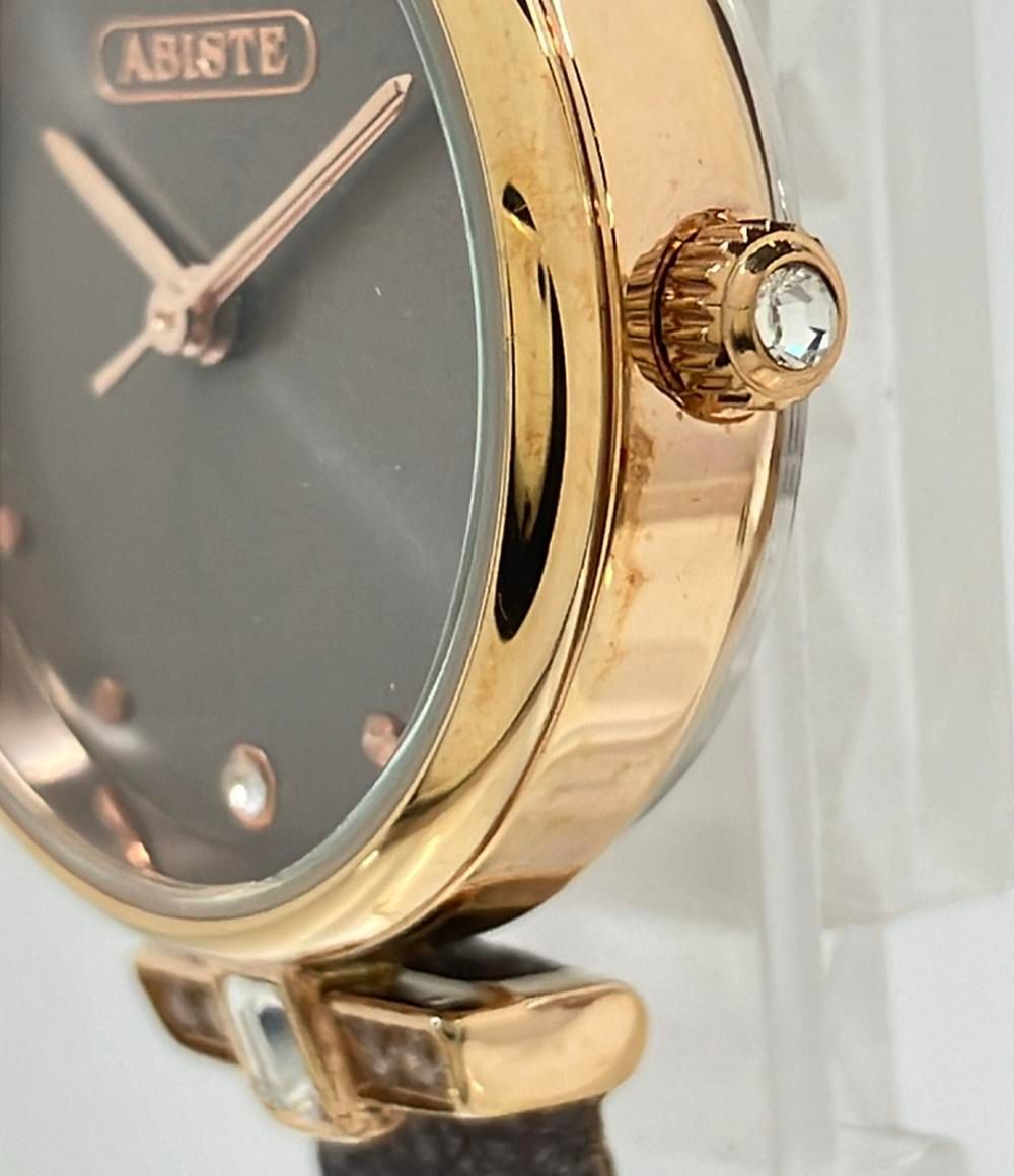 アビステ 腕時計 クオーツ シルバー レディース ABISTE - メルカリ