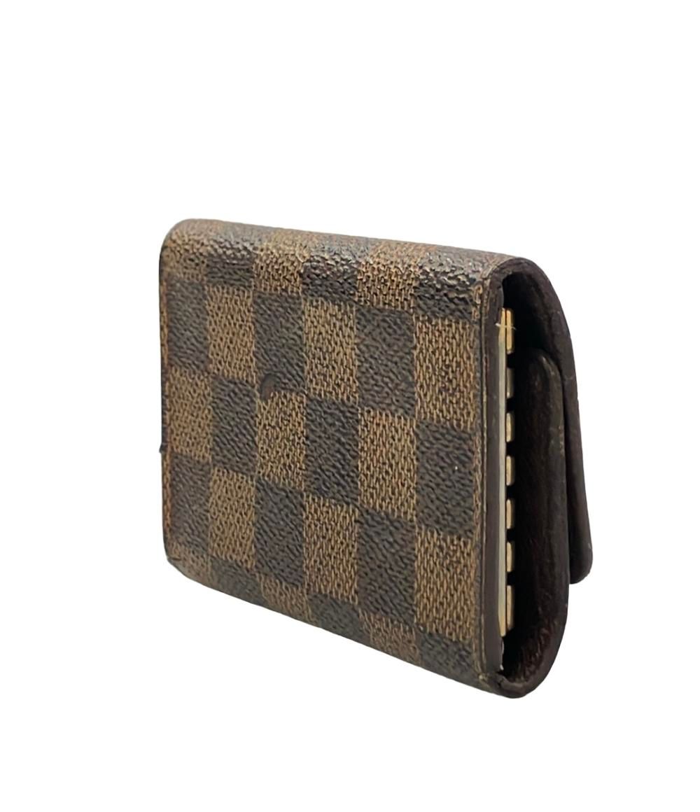 ルイ・ヴィトン 6連キーケース ミュルティクレ6 ダミエ エベヌ N62630