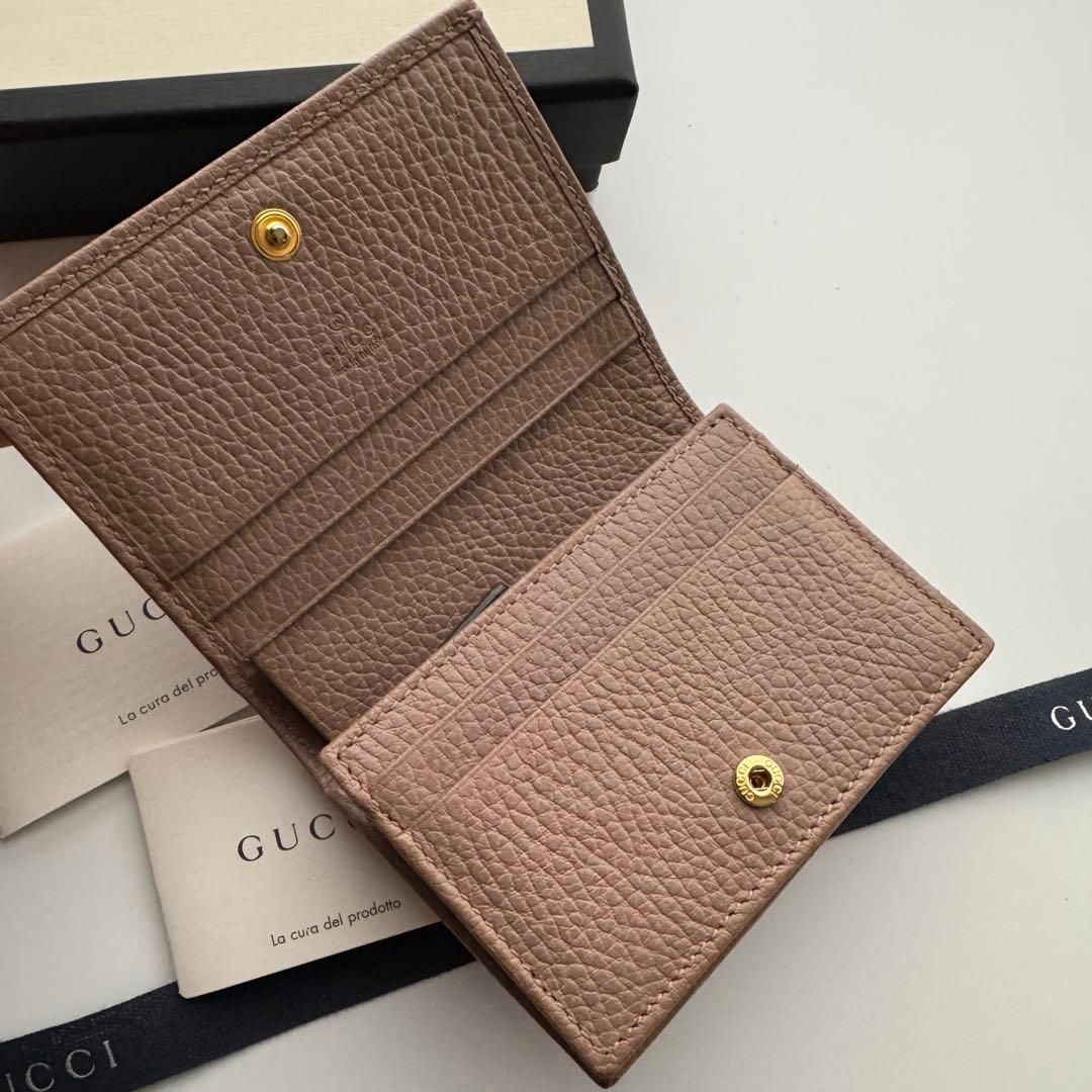 極上美品】 259 GUCCI グッチ 2つ折り 財布 コンパクト - メルカリ