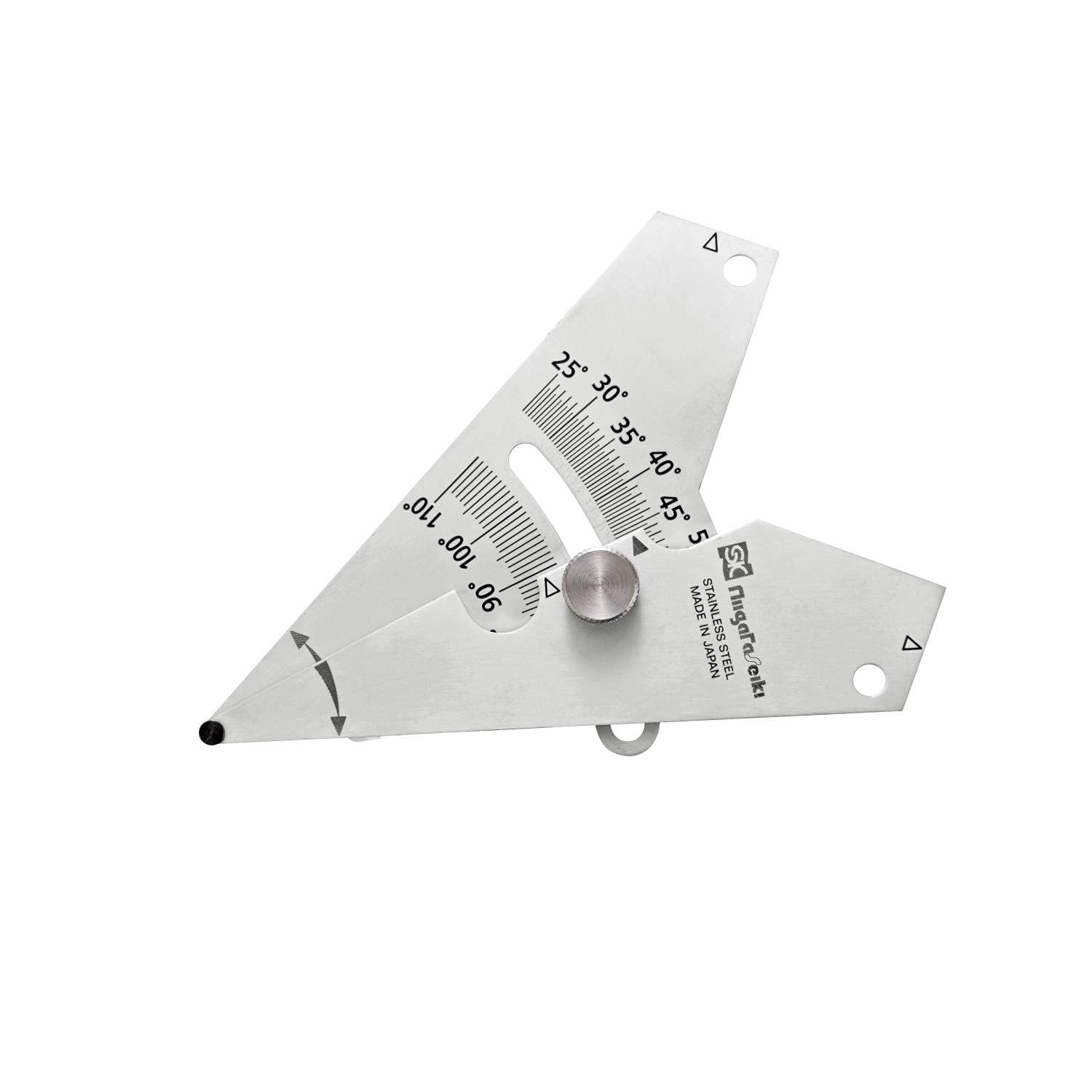 新潟精機 SK 日本製 アングル開先ゲージ WGA-65