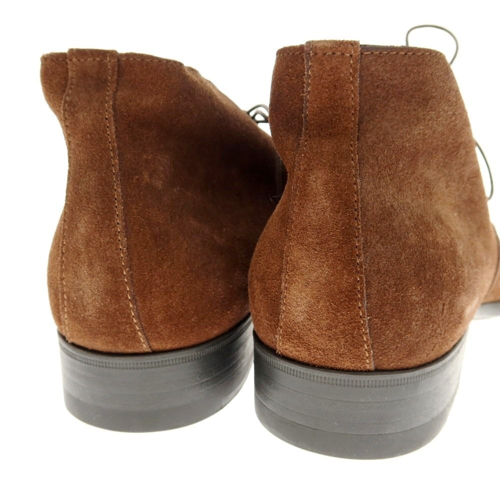 中古】サントーニ Santoni スエード チャッカブーツ ブラウン【サイズ7