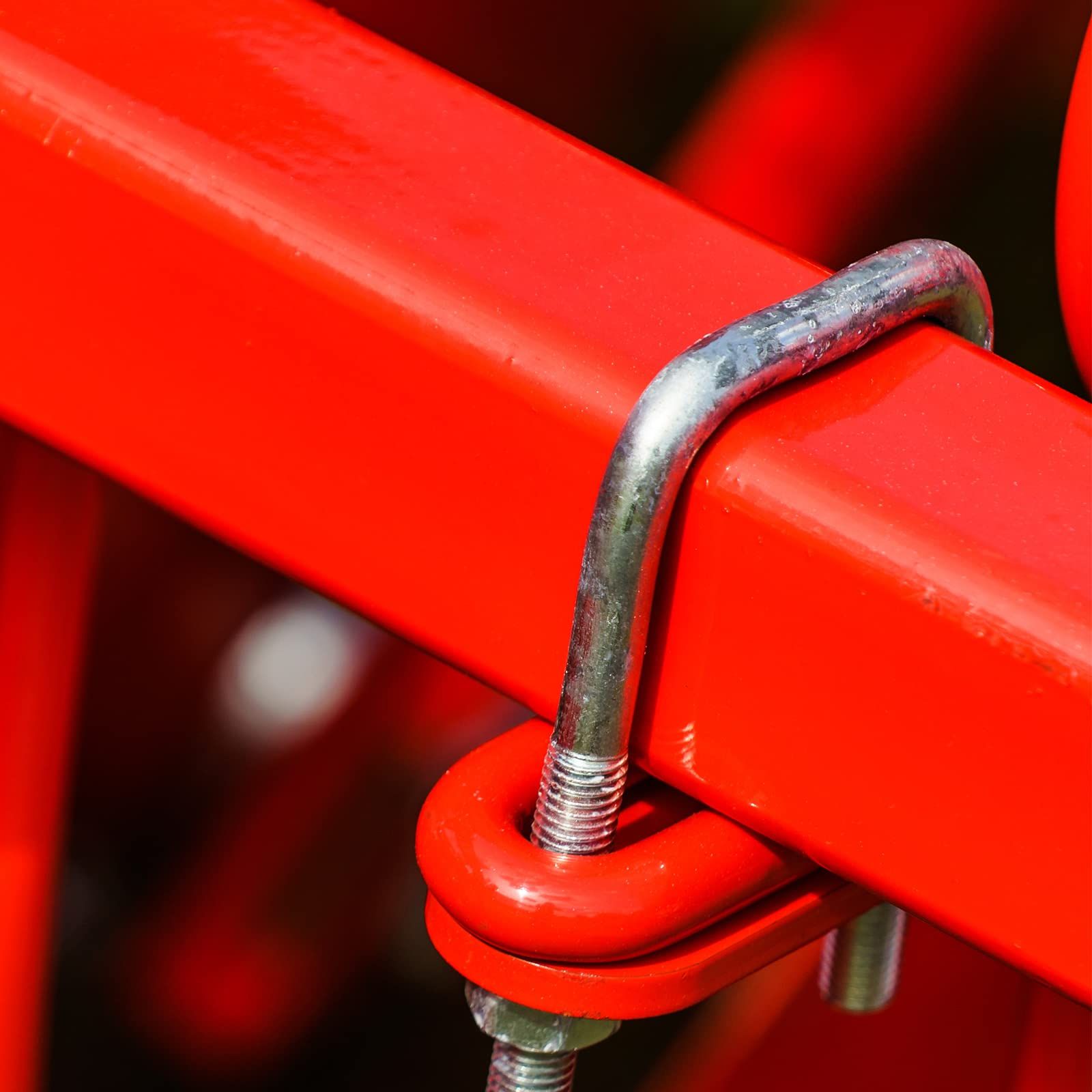  uxcell M 10 角Uボルト 内幅15.2 cm 長さ20 コ型ボルト 六角ナット付 ロックプレート付 304ステンレス 固定ベース 駐車カーポート シルバー その他 接着 接合工具