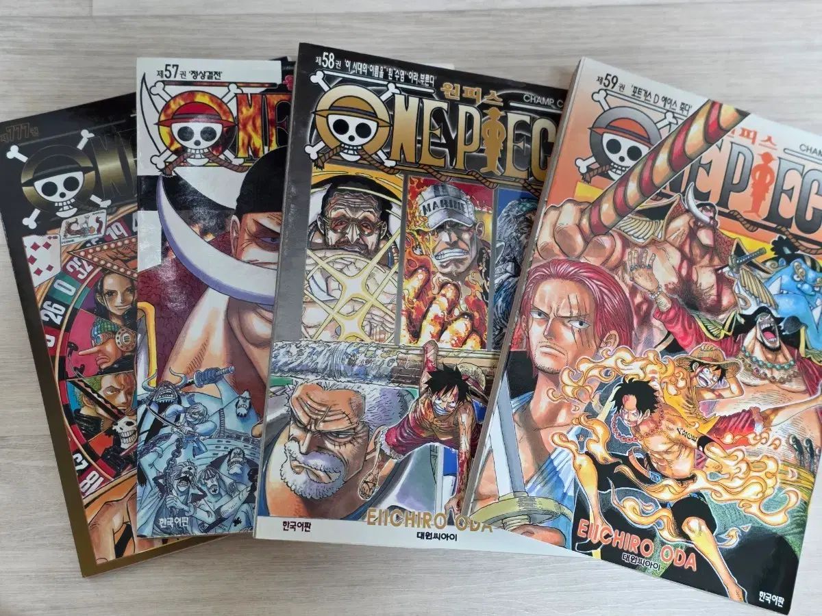 ONE PIECE 漫画 既刊全巻セット おまけ付き ONE PIECE 漫画 57 - 59 巻 フィルム GOLD 特典 SET セット 出品