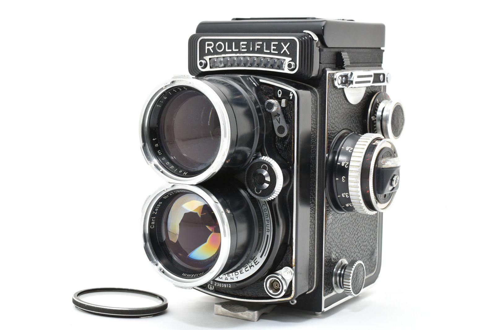 動確済 超美品 ローライフレックス Tele sonnar 135 4 #247 ローライ Rollei Tele-Rolleiflex Carl Zeiss Sonnar 135mm F4 ≪綺麗