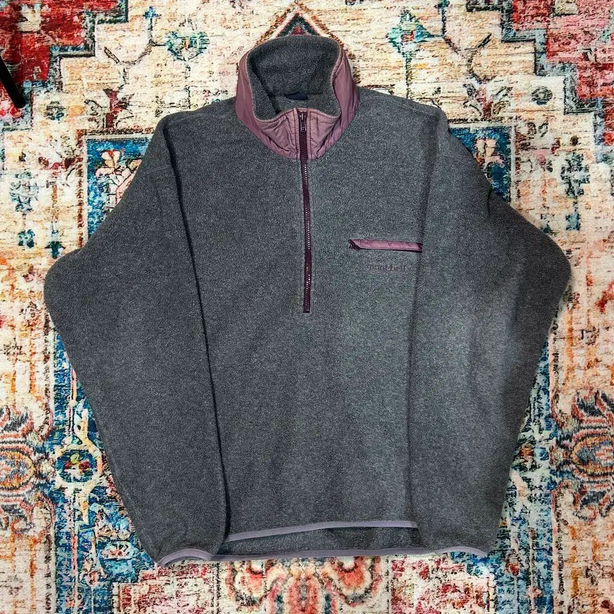 M 90 s モンベル ジャパン ポーラテック フリース ハーフジップアップ