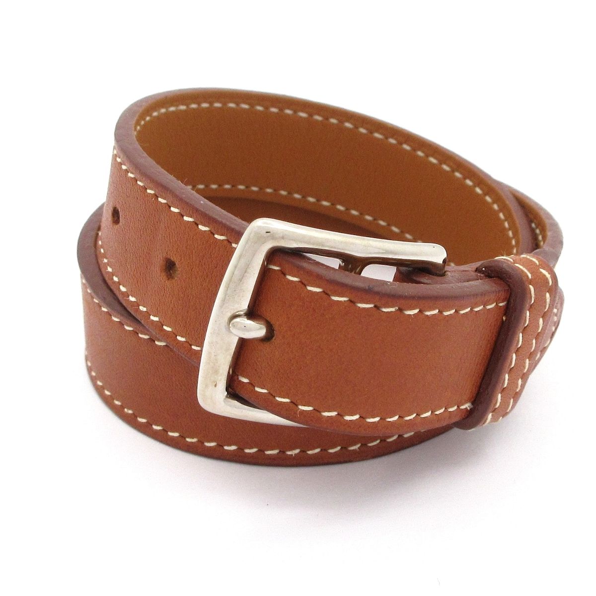 HERMES(エルメス) ブレスレット エトリヴィエール レザー ブラウン