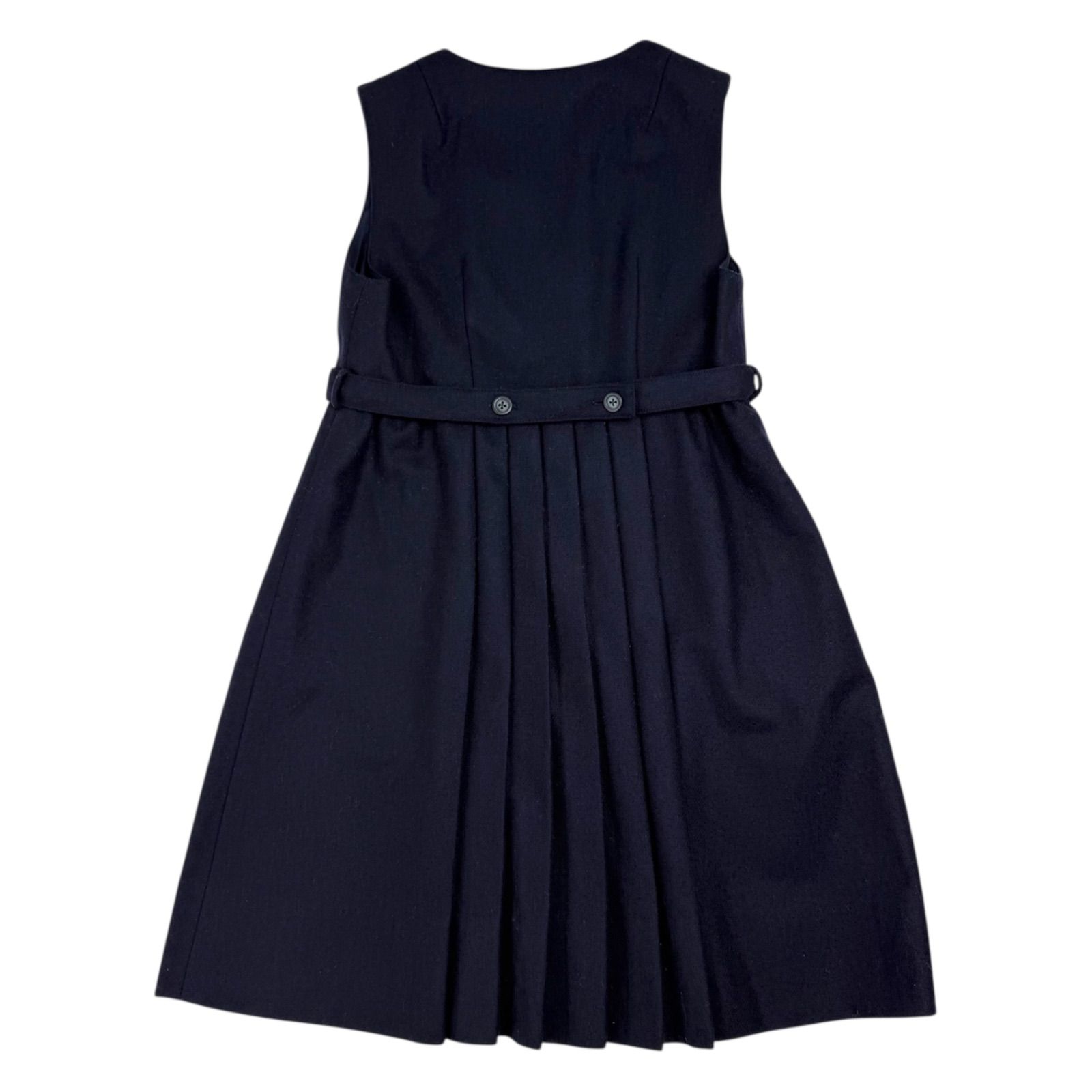 familiar ファミリア〉フォーマルワンピース ウール ネイビー 130