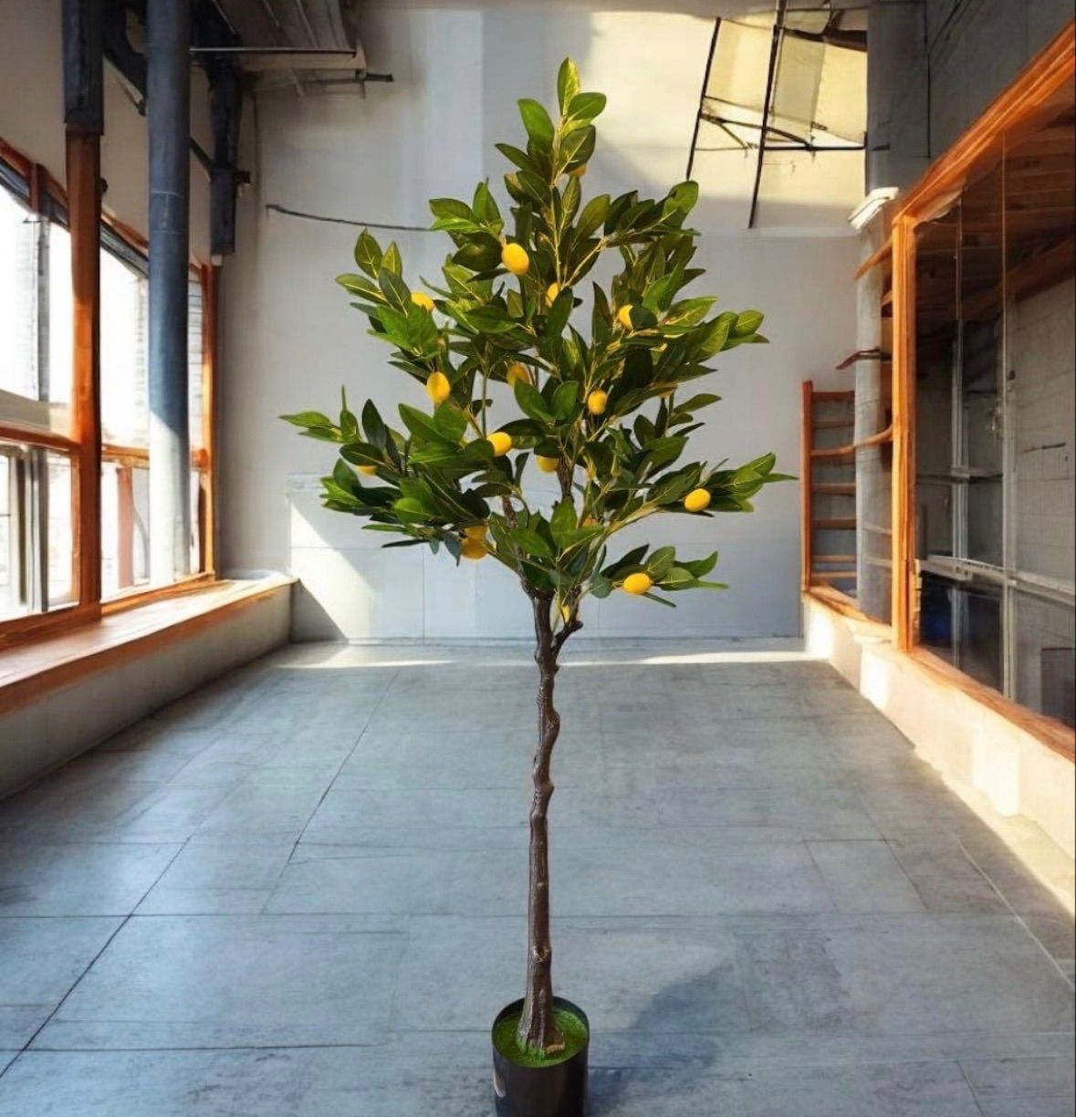 光触媒 人工観葉植物 ウォールグリーン フェイクグリーン レモンの木