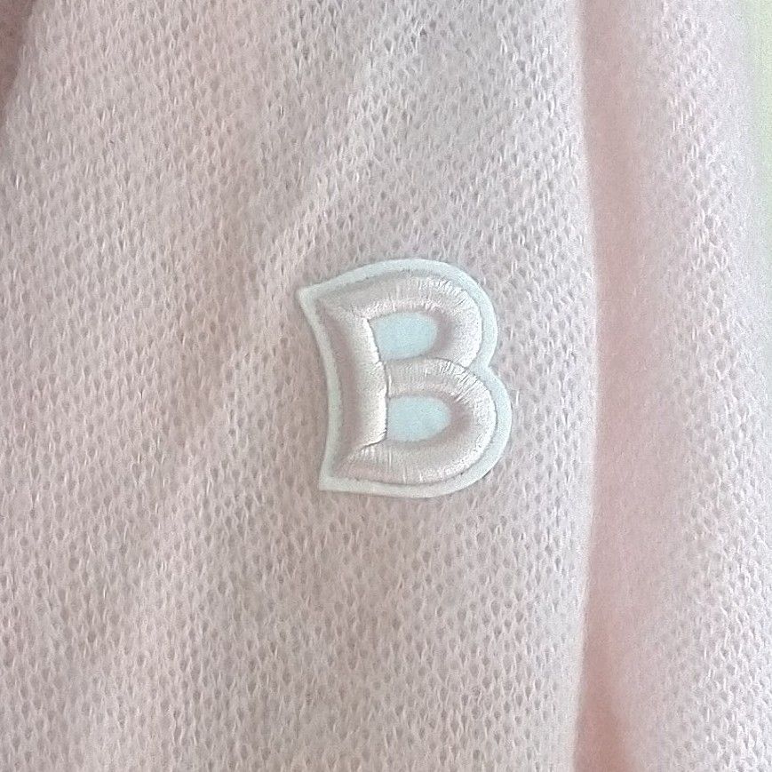 新品】BORDERS at BALCONY スプリングモヘアロングカーディガン ピンク