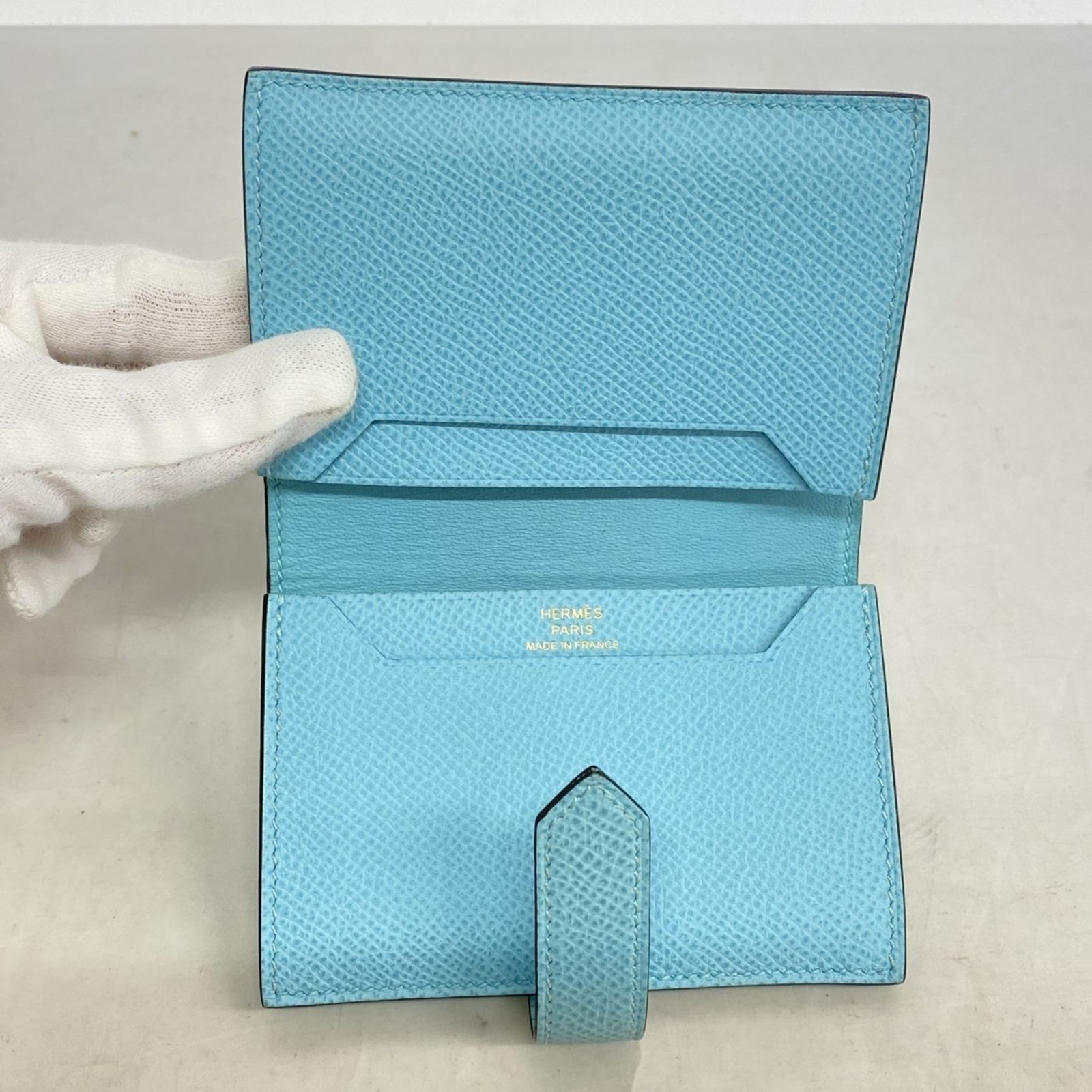 エルメス ベアン ヴォーエプソン カードケース 名刺入れ 定期入れ レディース エルメス ベアン ヴォーエプソン カードケース 名刺入れ 定期入れ