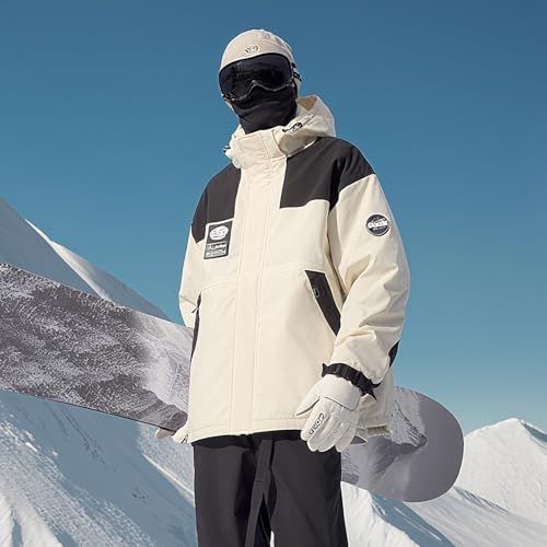 Vellichor 冬最新デザイン スノーボードウェア 男女兼用 上下セット スノボ ウェア 防寒保温 おしゃれ 軽量 撥水-高透湿 スキーウェア 中綿 裏起毛 レディース スキー メンズ 大きいサイズ ジャケット パンツ ボー 48619 a 73