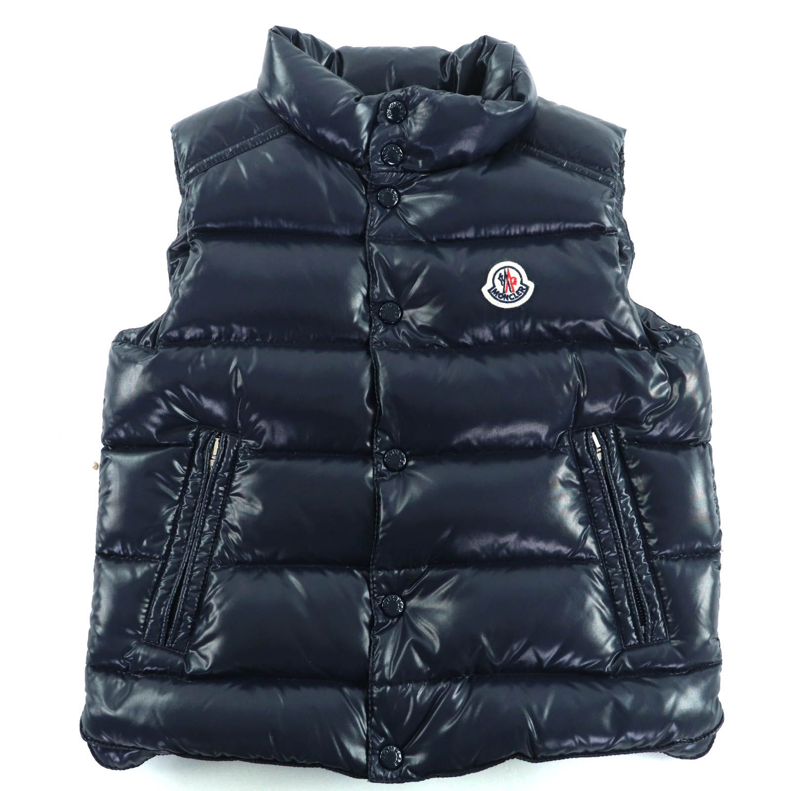 極美品◇MONCLER モンクレール E29544332805 TIB GILET チブ ジレ ロゴ