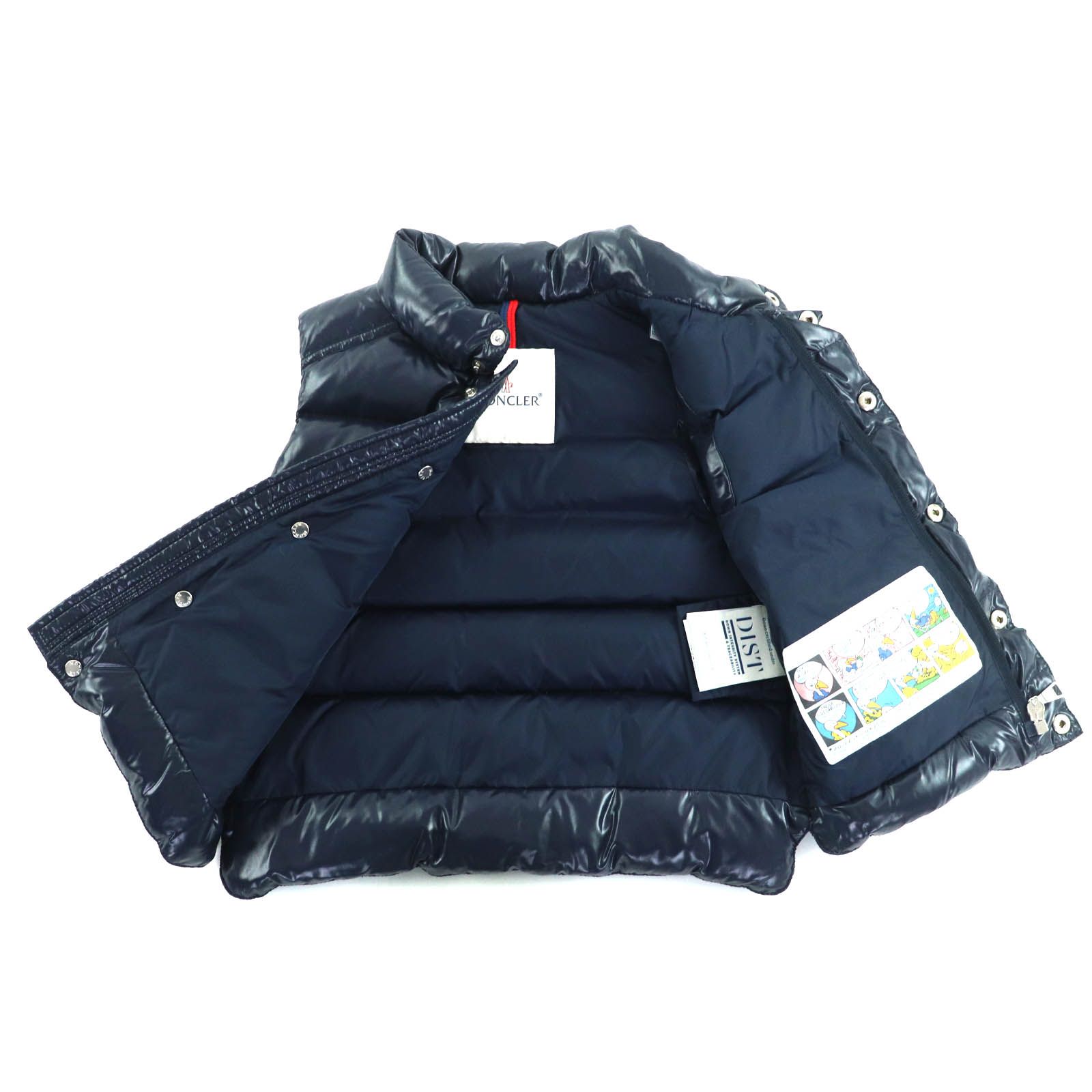 極美品◇MONCLER モンクレール E29544332805 TIB GILET チブ ジレ ロゴ