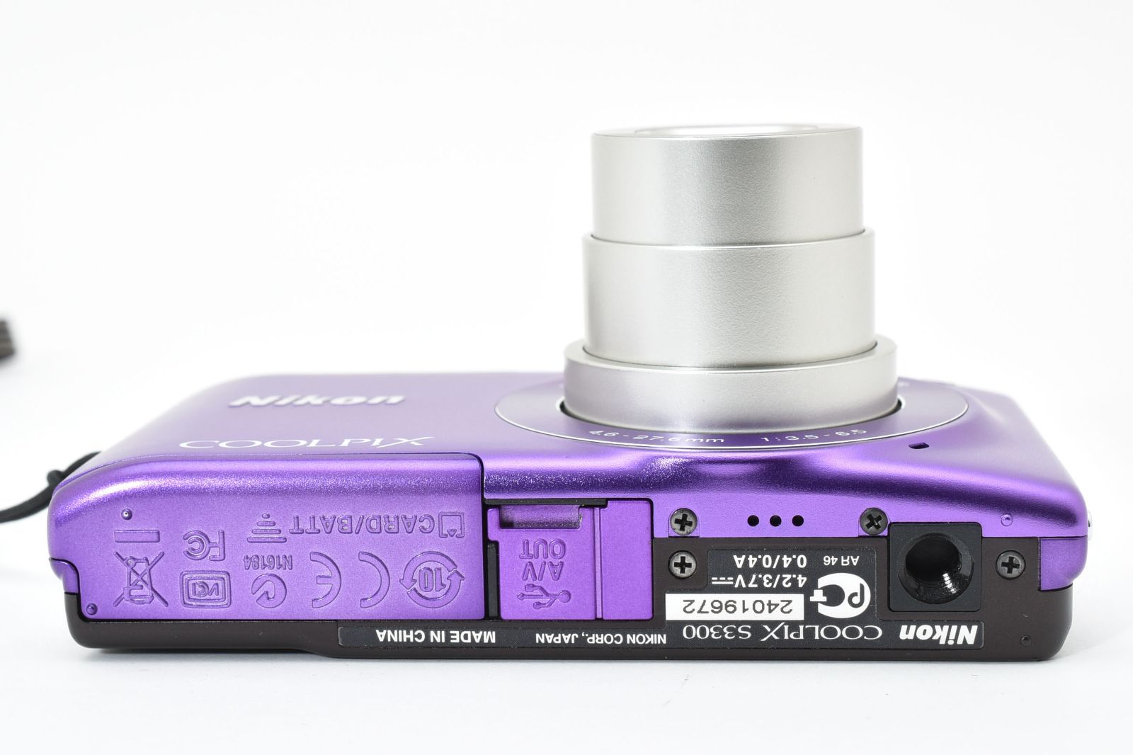 □ ほぼ新品 □ ニコン Nikon COOLPIX S3300 パープル 《動作確認済