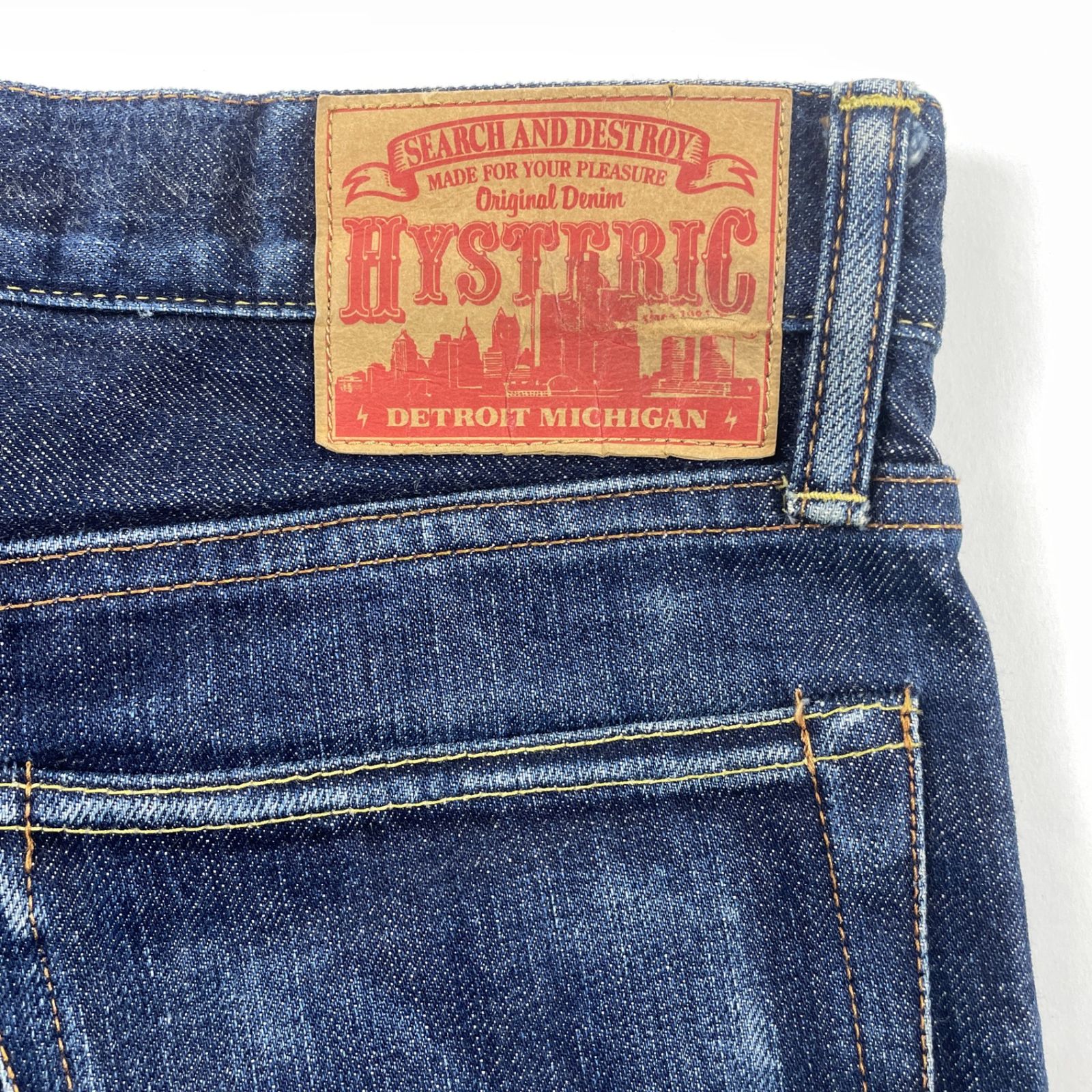 HYSTERIC GLAMOUR ヒステリックグラマー 0233AP12 スタッズデニム