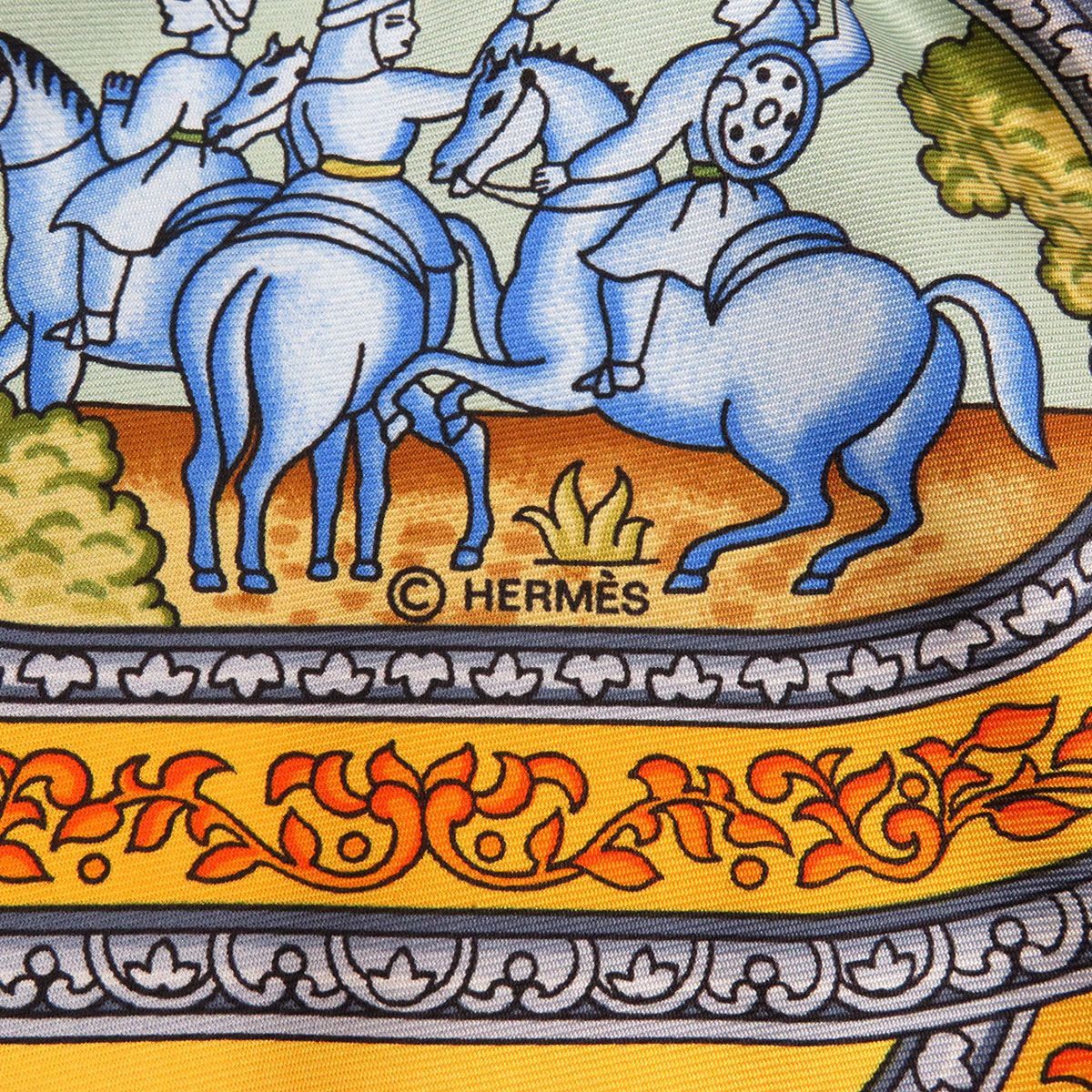 エルメス カレ 90 QALAMDAN カラムダン スカーフ ユニセックス