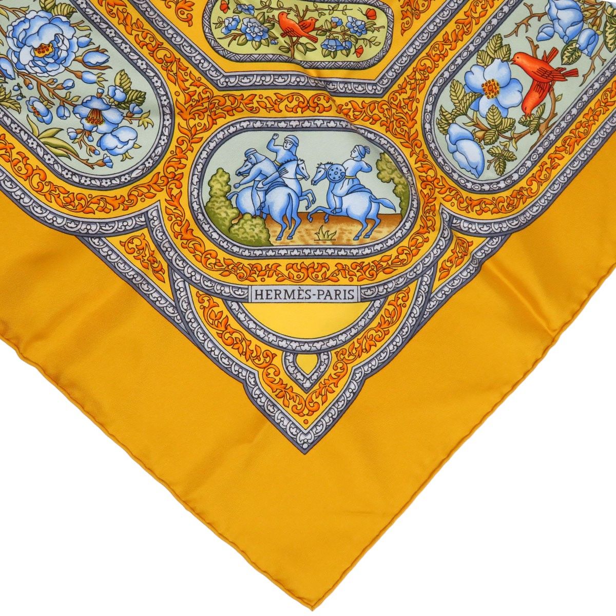 エルメス カレ 90 QALAMDAN カラムダン スカーフ ユニセックス