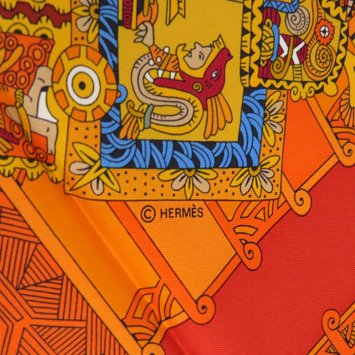 エルメス カレ 90 ASTRES et SOLEILS 天体と太陽 スカーフ ユニ