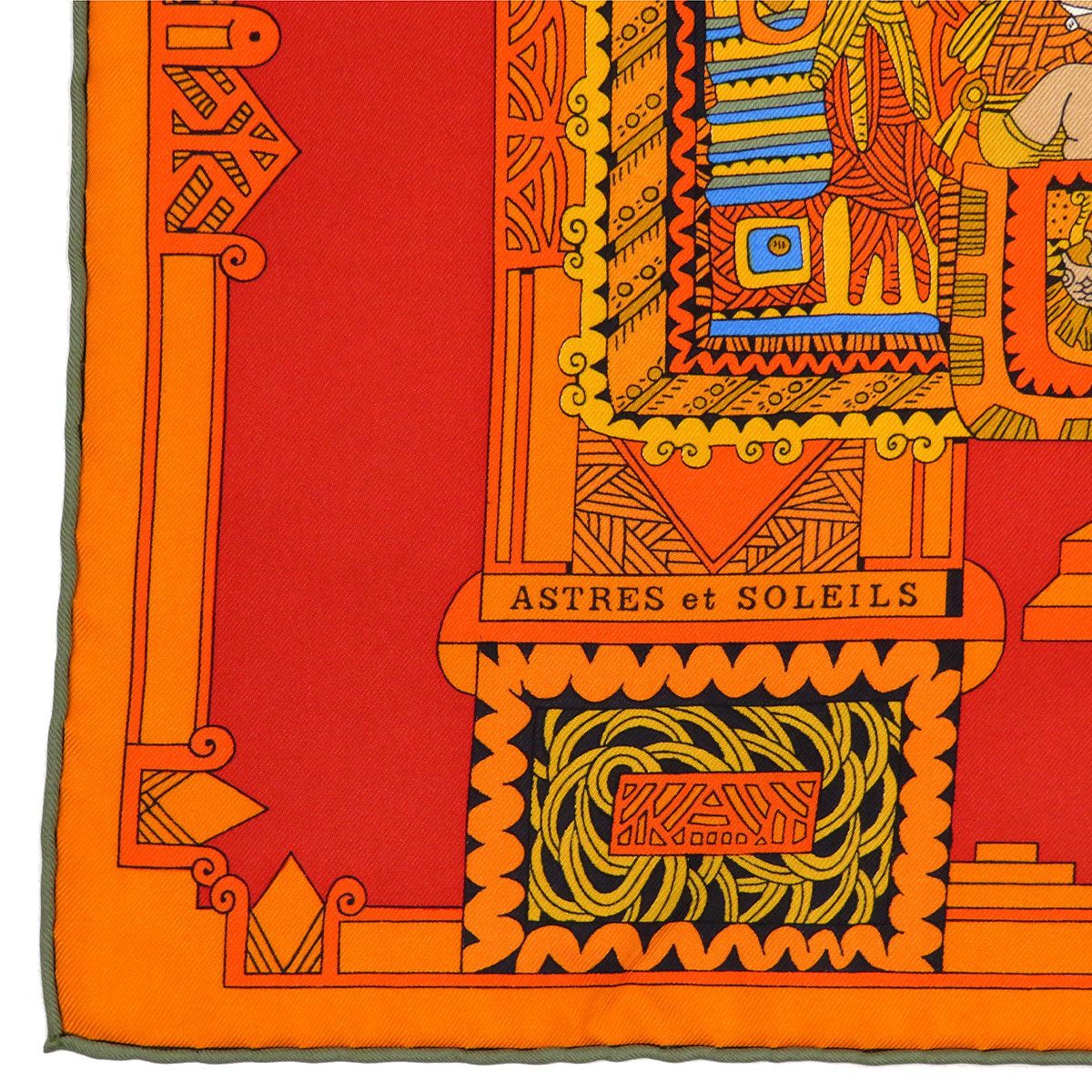 エルメス カレ 90 ASTRES et SOLEILS 天体と太陽 スカーフ ユニ