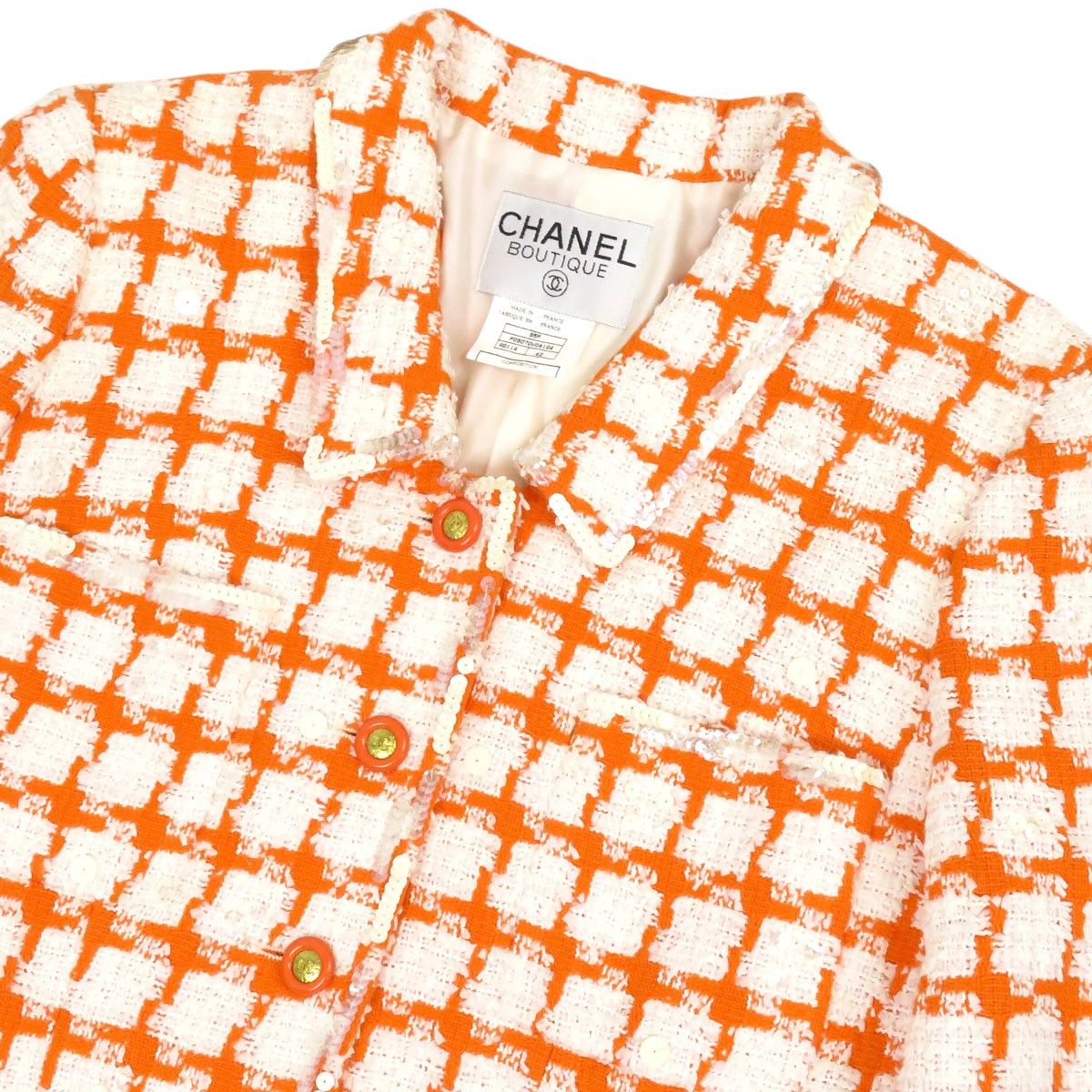 シャネル ココマーク ツイードジャケット P05070V04104 レディース  