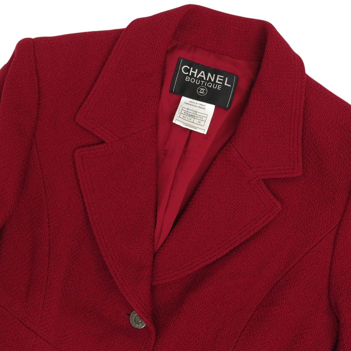 シャネル ココマーク ツイード テーラードジャケット P09144V05791