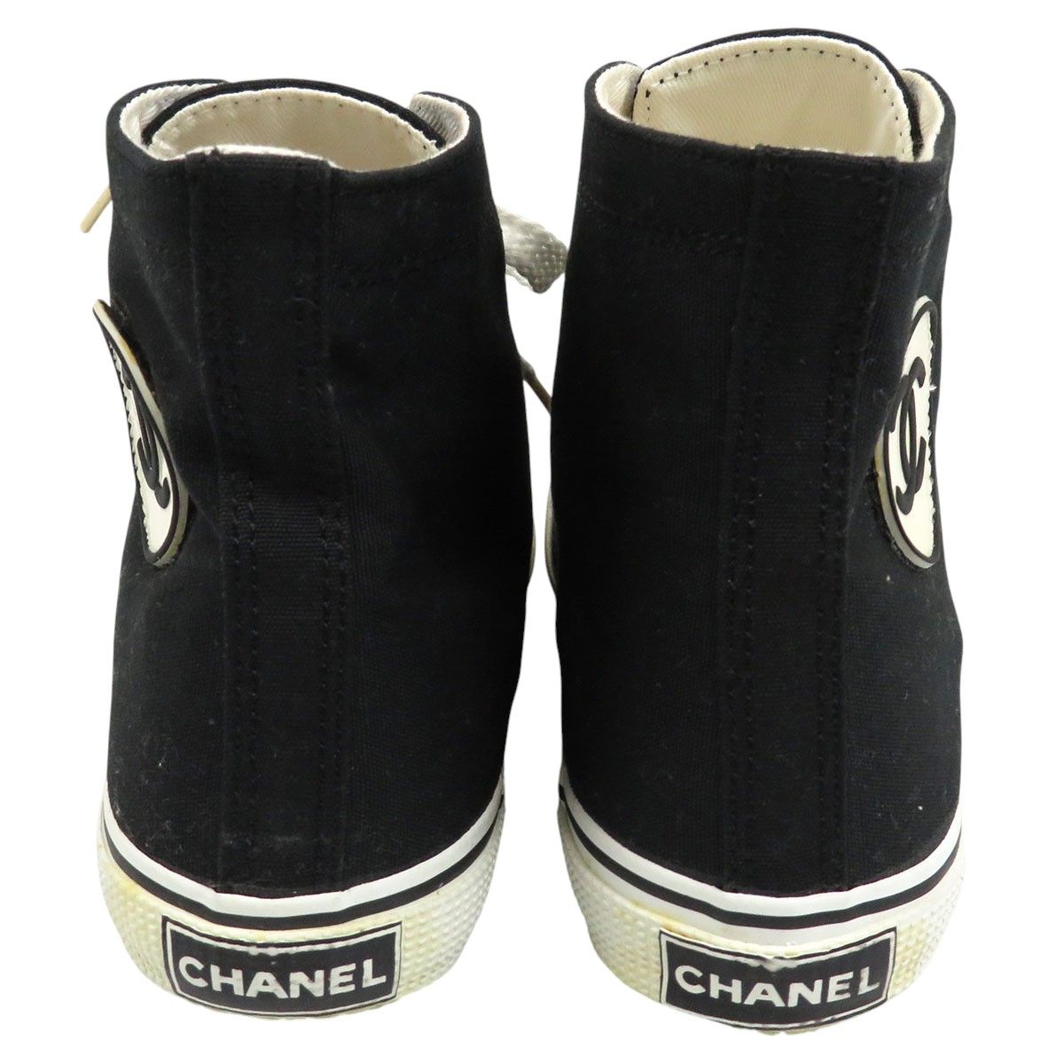 シャネル ココマーク ハイカット スニーカー 001852 レディース